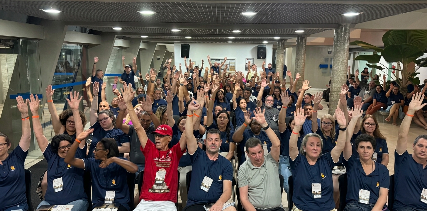 POR DIREITOS | 22º Congresso do Senalba-SP reúne categoria em Caraguatatuba e define Pauta de Reivindicações para 2027 e 2028